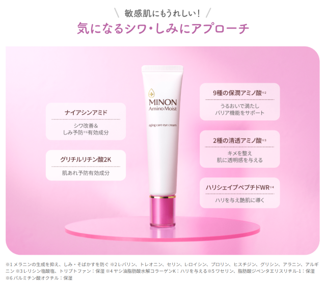 【医薬部外品】第一三共 ミノン アミノモイスト エイジングケア アイクリーム 25g 4個セット【送料無料/ネコポス発送】薬用シワ改善アイクリーム 医薬部外品】第一三共 ミノン アミノモイスト エイジングケア アイ